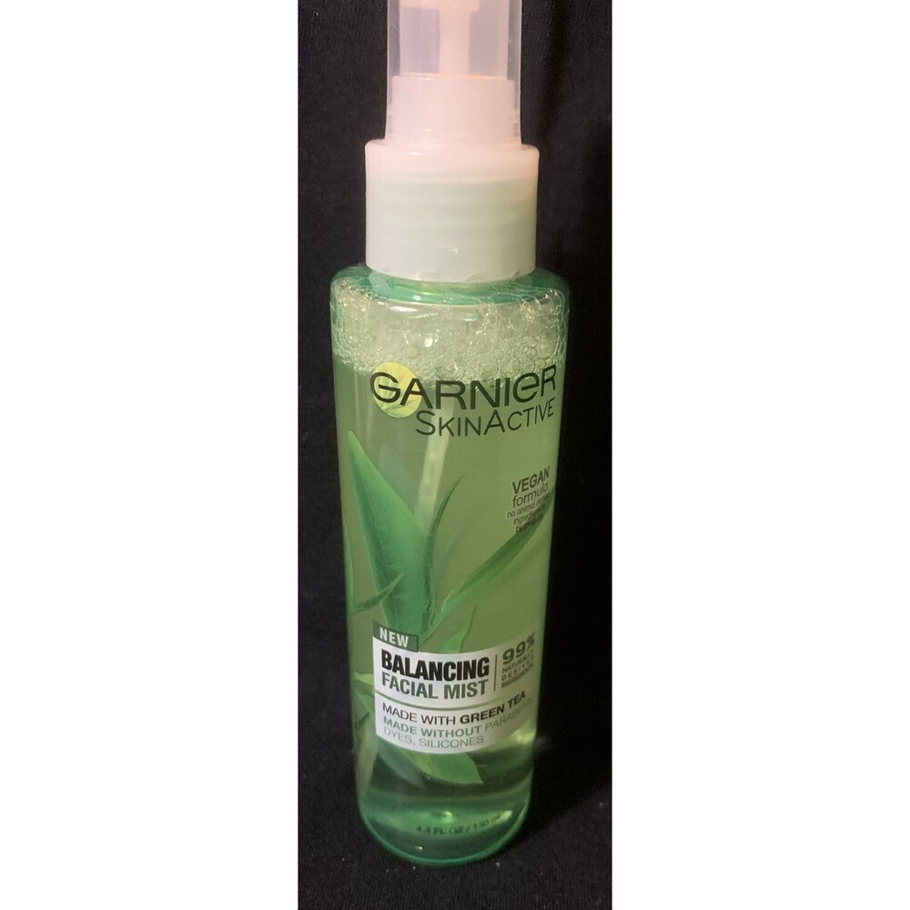 Garnier Skin Active Balancing Facial Mist Made with Green Tea Vegan 4.4 oz.